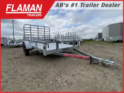 2026 Stirling 5'x8' Rail Side Utility Trailer Made w/ Galvalume Plus Material 2000lb Leaf Spring Axl...