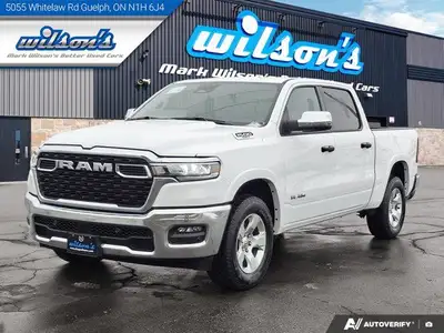 Look at this certified 2025 Ram 1500 Big Horn Crew 4X4 | 3.0L Hurricane Twin Turbo | Heated Wheel +...