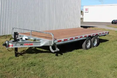 # 2026 K-TRAIL 24' 14000lbs Deckover NO MORE RUST Model : DKO24-14 Built in rub rail Removable front...
