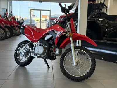 2025 Honda® CRF110FT . Engine: 110