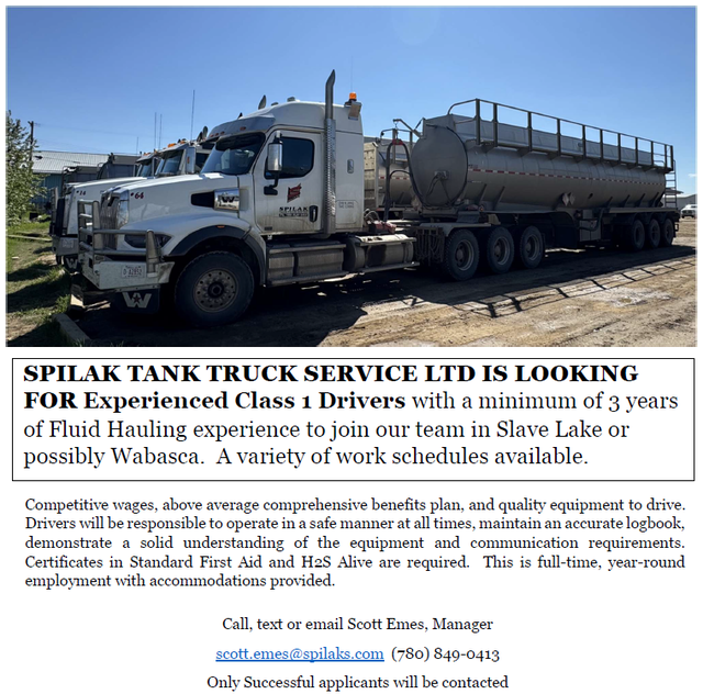 WANTED : Class 1 Fluid Drivers | Drivers & Security | Edmonton | Free ...