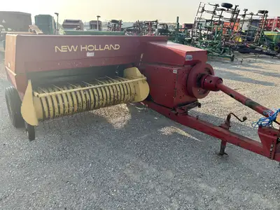 Welcome to Jeff Vanleer Farm Equipment New holland 320 small square baler. 540 pto. Bale chute. Good...