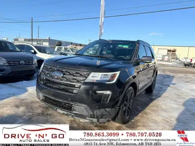 DRIVE N GO AUTO SALES 2018 Ford Explorer XLT AWD, 3.5L V6, 7 Passenger, Leather Heated Seats, Backup...