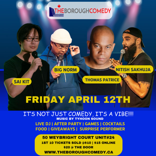 The Borough Comedy in Events in City of Toronto