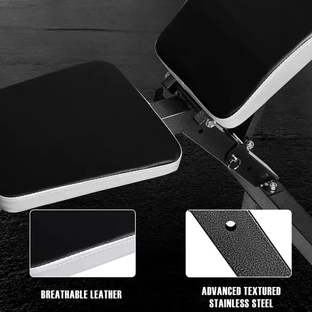 NEW ADJUSTABLE WEIGHT LIFTING BENCH 660 LBS HOME GYM  WLB1V0 in Exercise Equipment in Lloydminster - Image 3