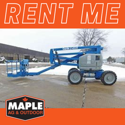 Contact Maple Ag & Outdoor for all your rental needs. We have boom lifts, scissor lifts, tow behind...