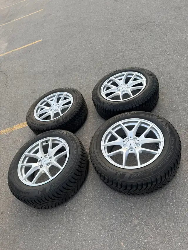 235/60/18 mercedes GLC300 GLC43 EQC EQE Winters 5x112 in Tires & Rims in Mississauga / Peel Region - Image 3