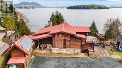 Welcome to your waterfront oasis at Salmon Beach! Situated just a short distance from Ucluelet and n...