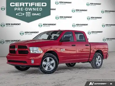 Experience the robust power and bold presence of the 2023 Ram 1500 Classic Express 4x4 Crew Cab, bat...