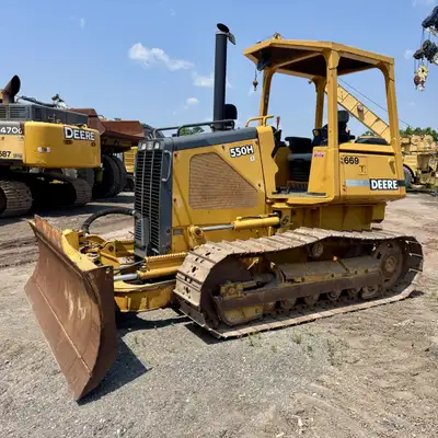 Year: 2000 Make: John Deere Model: 550H Hours: 12,695 Engine: John Deere 4045 Horsepower: 80hp Color...