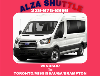 (8AM) DAILY FROM: ⏺ WINDSOR Pick Ups And Drop offs In Windsor: Home If Within: •Downtown •UofW - Wes...