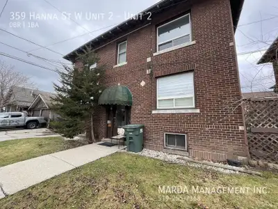 Welcome to 359 Hanna St W Unit 2. This affordable bachelor located on the upper level of a four-plex...