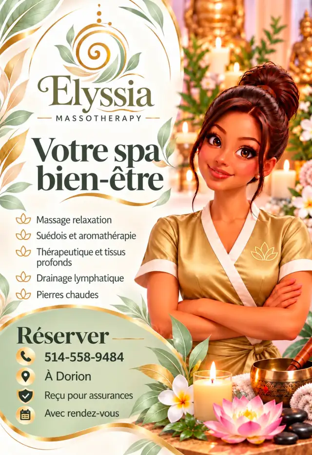 Massotherapy Promo 60 min - 95.00 Vaudreuil