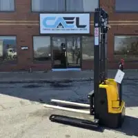 Finance available : Brand new walkie Electric straddle stacker 2645 lbs With warranty at the lowest...