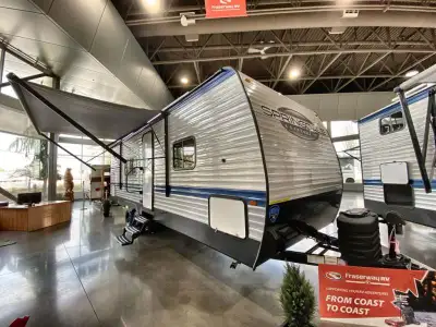 Keystone Springdale Classic travel trailer 260BHCWE highlights: Double-Size Bunk Beds Rear Corner Ba...