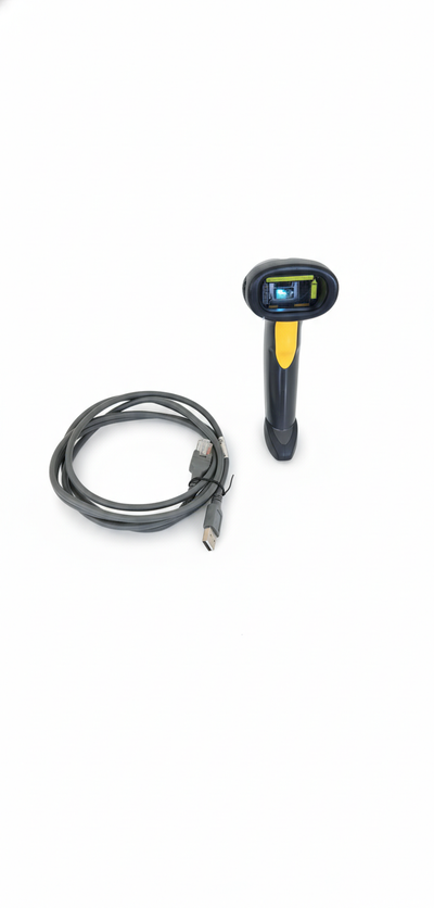 Symbol Zebra LS2208 1D Laser Barcode POS Scanner with USB Cable, View more