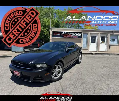2013 FORD MUSTANG MANUAL (CERTIFIED) 3.7L 6cyl RWD - 188,000 km No Accidens - No Rust 6 Speed Manual...