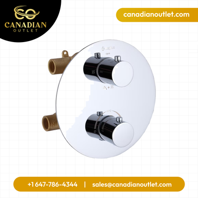 Akuaplus TALI THERMOSTATIC VALVE TH9020CP - Chrome Finish,compatible with Akuaplus shower faucet set...