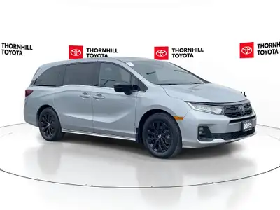 Thornhill Toyota Proudly Presents This Silver 2025 Honda Odyssey with SPORT-L Package, Featuring:~ O...