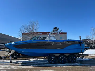 2019 MasterCraft X24, Ilmor 6.2L GDI Engine with 115 Hours on a Triple Axle MasterCraft Trailer Key...