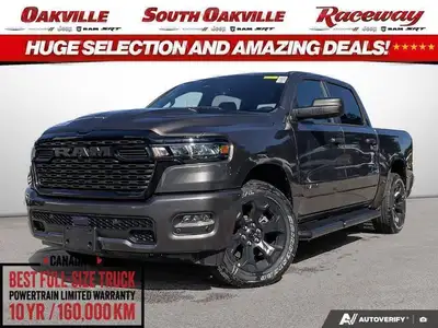 CREW CAB 4X4, CLOTH HIGH-BACK BUCKET SEATS, BLACK EXPRESS EDITION, BLIND-SPOT MONITORING w/ CROSS-PA...
