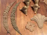 Wooden Onlays Cast Moulded Detailing