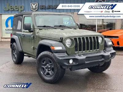 This JEEP Wrangler Sport | 4X4 | CARPLAY | BLUETOOTH | TOUCHSCREEN comes with plentiful amenities. P...