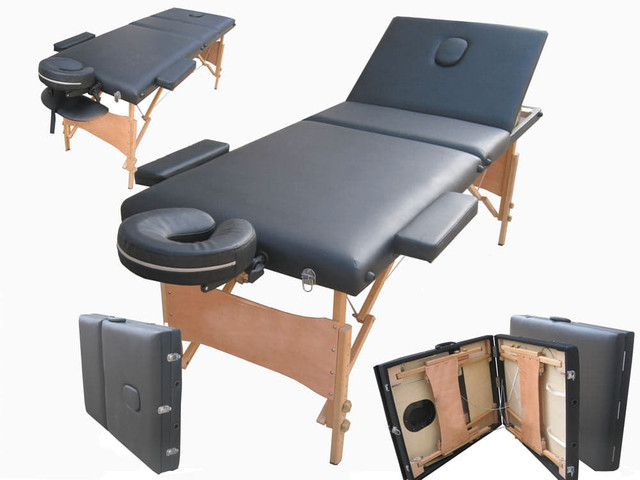 3part Portable Massage Table Wood *NEW* dans Santé et besoins spéciaux  à Ville de Montréal - Image 2