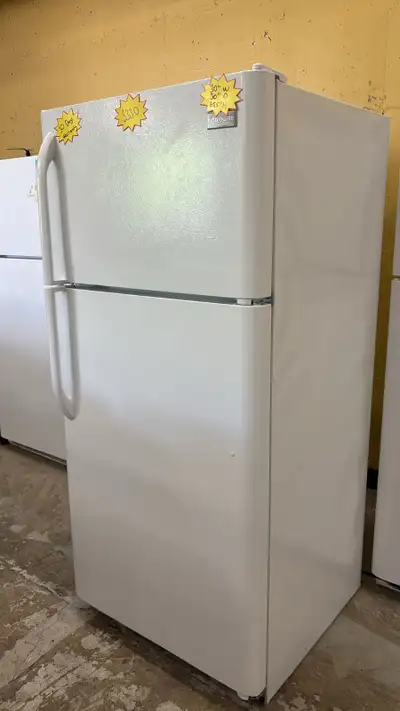 Frigidaire Refrigerator- 30” Wide 30 Days Warranty-Tested, View more