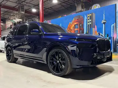 Tanzanite Blue Metallic Exterior On Black, BMW Individual Merino Leather, And A Carbon Fibre Trim. T...