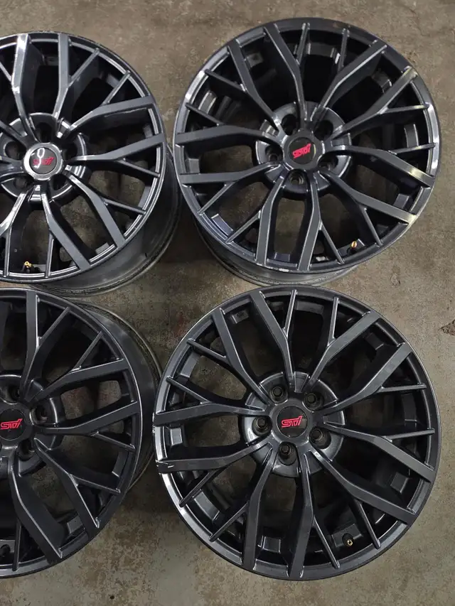 19" Subaru STI OEM Wheels - 5x114.3 in Tires & Rims in City of Montréal - Image 4