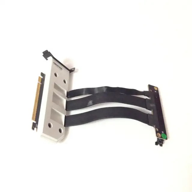 PCIE40 4.0 Luxury Riser Cable - White in Cables & Connectors in Mississauga / Peel Region - Image 2