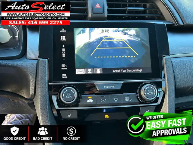 2017 Honda Civic LX **Rare 6 Speed** Backup Camera - Apple Ca... in Cars & Trucks in City of Toronto - Image 18