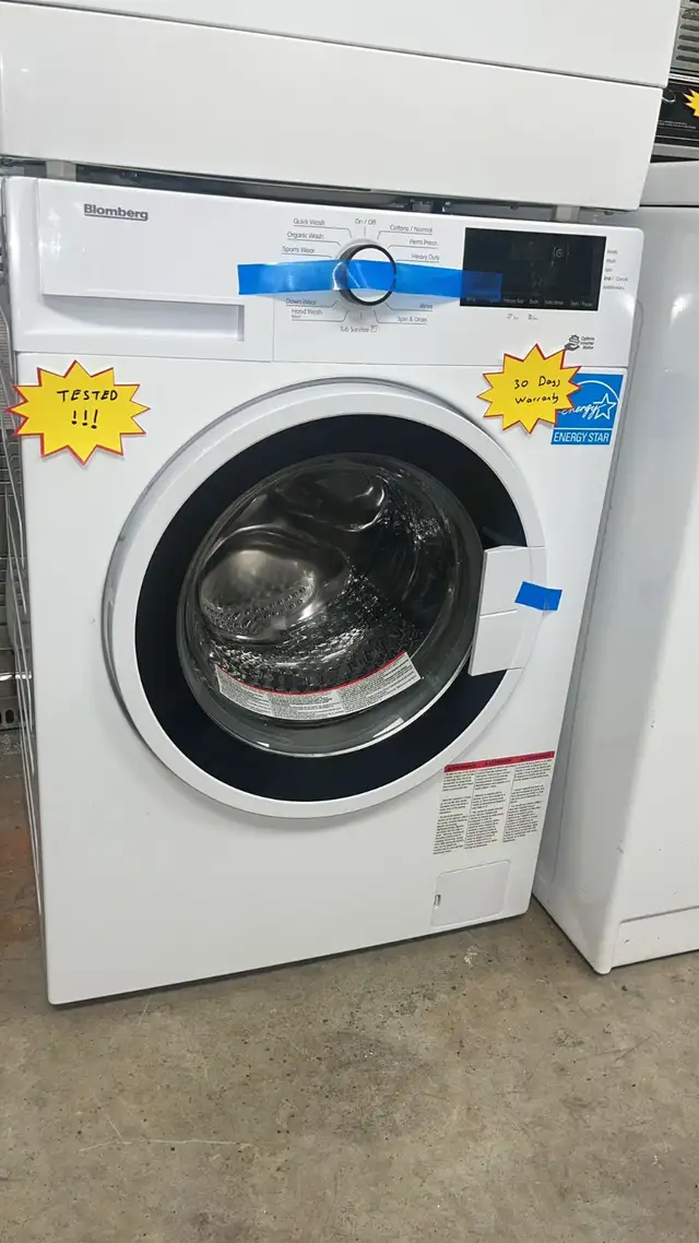 Blomberg 24”Stackable Washer Dryer Fully Tested  30-Day Warranty in Washers & Dryers in Kitchener / Waterloo - Image 5