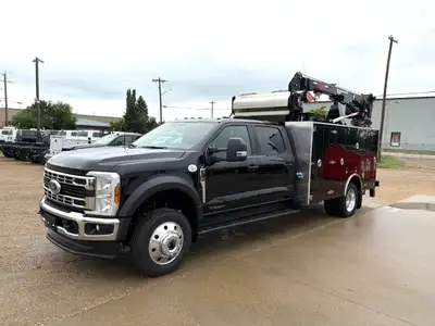 2026 Ford F550 XLT 4×4 Service Truck, !!!Unused New Rig Up!!!, Diesel, Auto, Loaded, Crew Cab, Cloth...