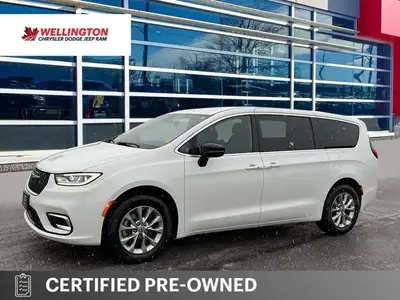 Bright White Clearcoat 2025 Chrysler Pacifica Select AWD 9-Speed Automatic Pentastar 3.6L V6 VVT Com...
