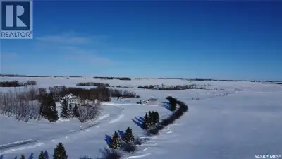 20 minutes from the city you will find this 1/4 section homestead. In 1995 this yard site was establ...