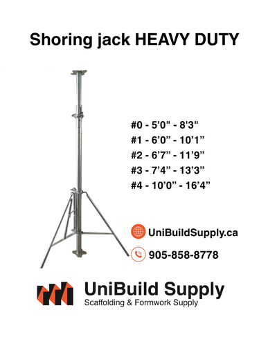Heavy Duty Shoring jacks. Size #0, View more