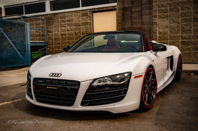 RARE Gated Manual Audi R8 Spyder with lots of UPGRADES!