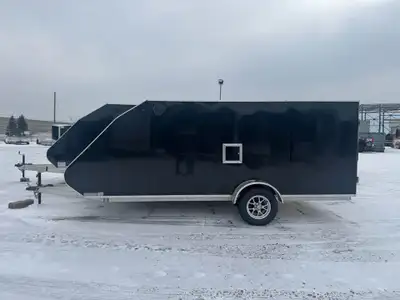 New 2026 7x16 Aluminum Enclosed Hybrid Trailer -One in stock, Stock#0443 -Made in Ontario -Aluminum...