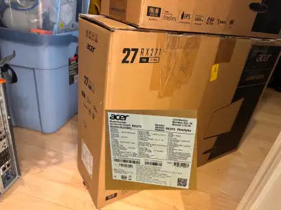 Acer 27" Monitor  RX271 - Priced to sell - This Sunday Only, View more