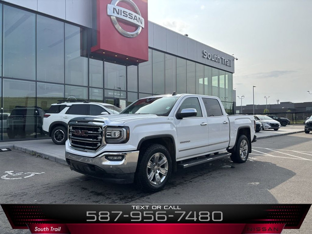 2018 GMC Sierra 1500 SLT Premium 4X4 Crew Cab • 5.3L • Sunroof in Cars & Trucks in Calgary