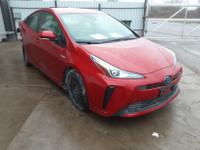 2019 Toyota Prius, Branded Salvage. Can be repaired and licensed