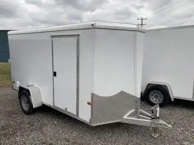 Neo NAV-R Premium All-Aluminum 6'x12' Enclosed Trailer now available at Miska Trailers - Loaded with...