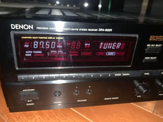 Denon DRA-835R AM/FM Audio Video Stereo Receiver in Stereo Systems & Home Theatre in City of Toronto - Image 5