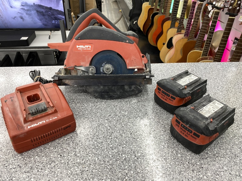 Hilti WSC 7.25S Circular Saw w/ 2 Batteries Power Tools City of
