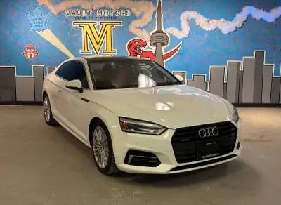 2019 AUDI A5 Clean Carfax, No Accidents Drive home in the car you’ve been waiting for with $0 Down O...