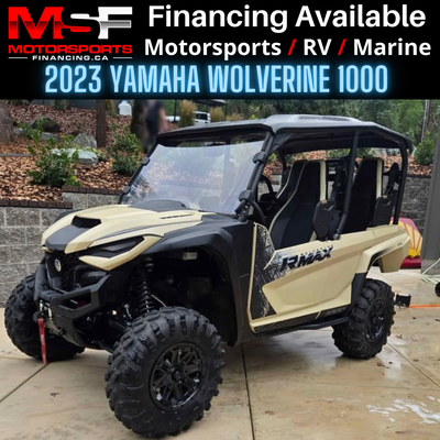 Welcome to Motorsports Financing - Kelowna! 2023 Yamaha Wolverine Rmax2 1000 Xt R