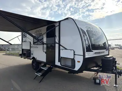 Coachmen RV Apex Nano travel trailer 186BH highlights: Double-Size Bunks Rear Corner Bathroom Pass-T...