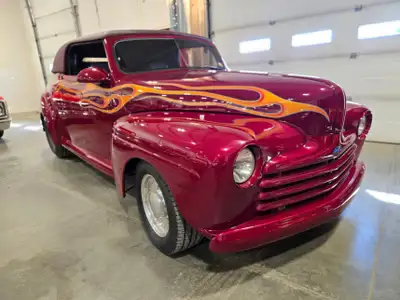 1947 Ford Deluxe Pro Street Carson Top. Older custom job built in Alberta but cared for extremely we...